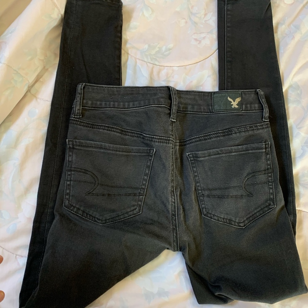 American Eagle Juniors Size 5 Black Jeggings